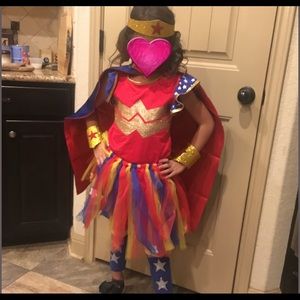 Kids Wonder Woman Costume sz6-7